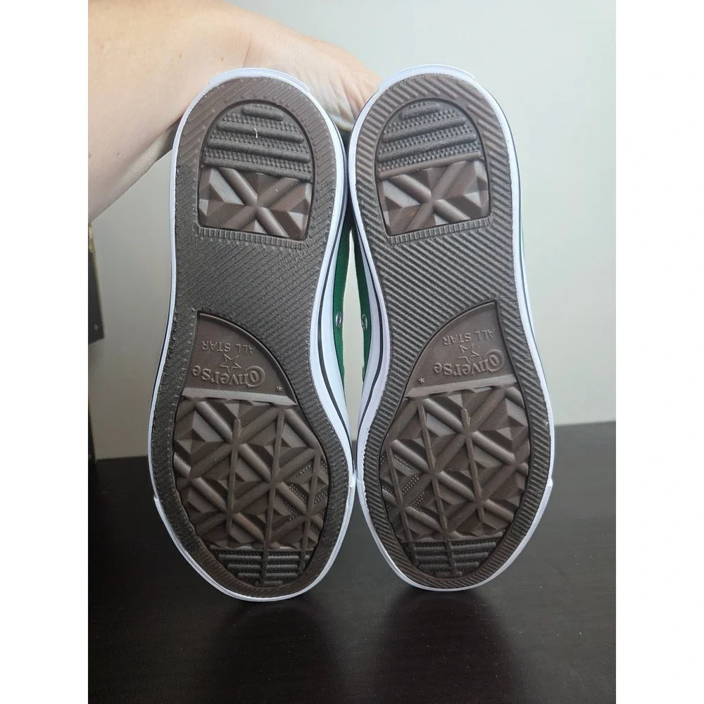 Converse Kids CTAS Street OX Sneakers Green A17176F Size 1 Youth